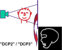 In case of DELPHI DCP1 boundary condition structure functions are projections of the heat-flow path 'rom the face'.