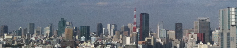 Tokyo's skyline from Mentor Graphics' office in Shinagawa