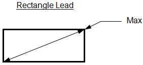 Rectangle PTH Lead