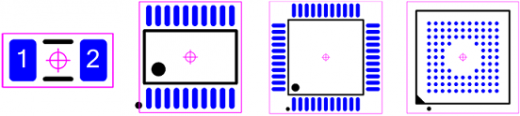 Figure 2 – IEC 61188-7 “Level B” Zero Orientation with Pin 1 in Lower Left Corner