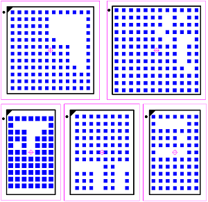 Figure 6 - Linear LGA Packages with Unpopulated Leads